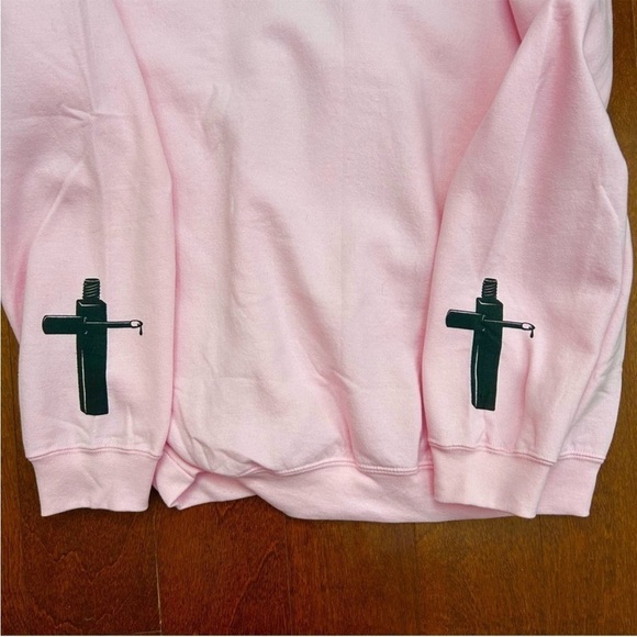 Jeffree Star Beauty Forever Pink Graphic Crewneck Sweatshirt, Size Large, NWOT - Picture 10 of 12